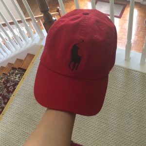 Red Ralph Lauren hat